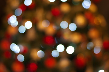 Bokeh Christmas lights