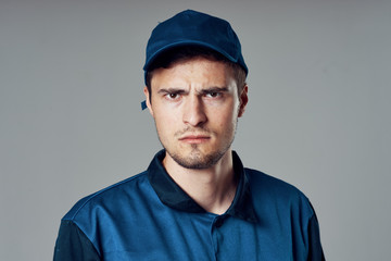 portrait of young man in hat