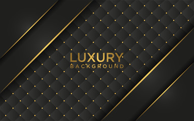 elegant dark background with gold overlap layer