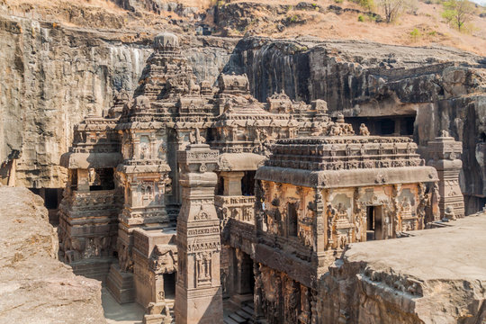 Kailasa Temple in Ellora, Maharasthra state, India