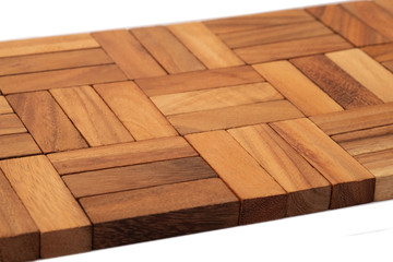 close up wooden texture, Natural wooden blocks toys for backgroud.