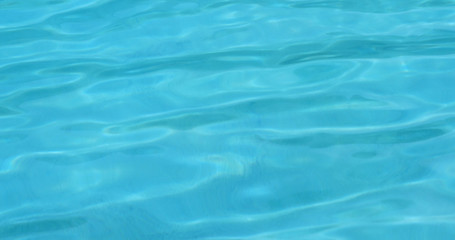 Swimming pool water wave in blue color