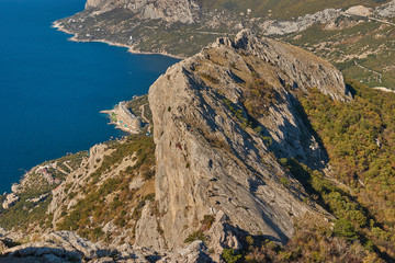 Fototapeta na wymiar Landscapes of a Crimean mountains
