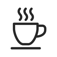 Cup of coffee icon vector logo symbol illustration EPS 10