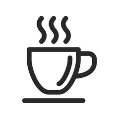 Cup of coffee icon vector logo symbol illustration EPS 10