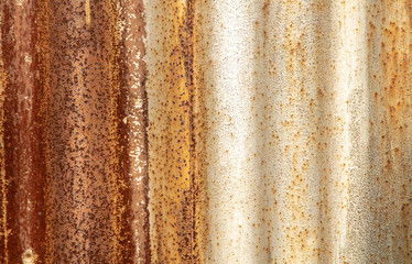 Rusty metal as an abstract background