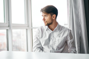 Fototapeta premium businessman in office