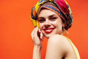 portrait of young woman in hat