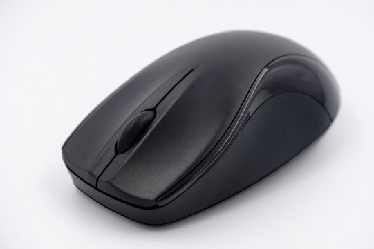 Mouse wireless on white background.Computer mouse isolated on white background. Computer mouse for design