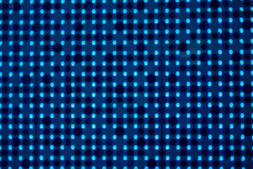 Abstract background. Bright blue LED screen. Soft Focus