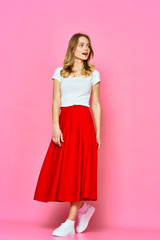 Fototapeta premium beautiful woman charm luxury model