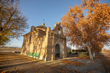 Hermitage of Ejea de los Caballeros in Zaragoza Spain