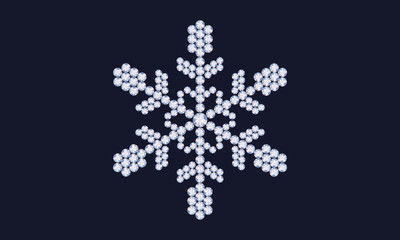雪　結晶　ダイアモンド