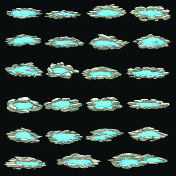 pund set  - vector design