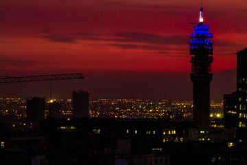 Fototapeta na wymiar skyline at night