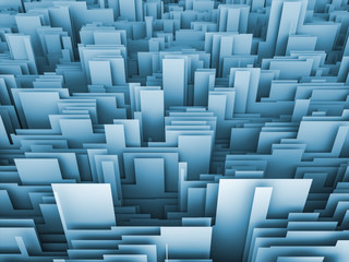 Obraz premium Blue 3D Background