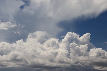 white cloud background and texture.Blue sky background with clouds