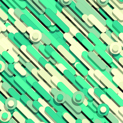 Color Abstract Lines and Circles  Generative Art background illustration