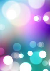 Bokeh lights on blurred colors background