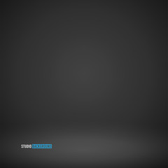Abstract grey background. Empty room with spotlight effect. Vector EPS10 Graphic art design.