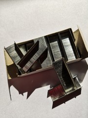 Staples in an open box