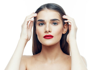 Fototapeta premium young woman with headphones