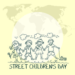 Street Children’s Day, poster and banner