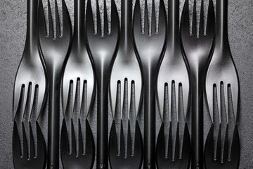 Disposable plastic cutlery