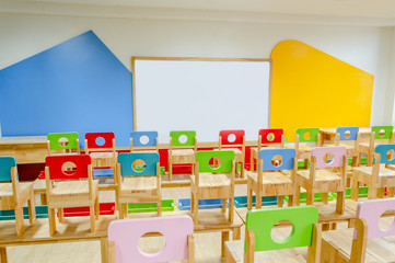 Kindergarten classroom.