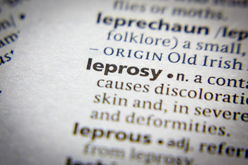 Word or phrase Leprosy in a dictionary.