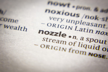 Word or phrase Nozzle in a dictionary.