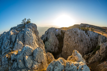 Picturesque cliffs