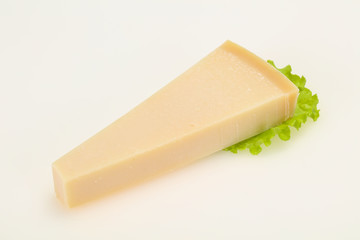 Italian traditional parmesan cheese triangle