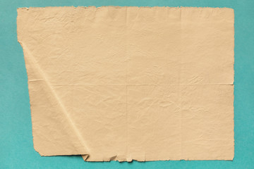 Old paper with crease, texture background