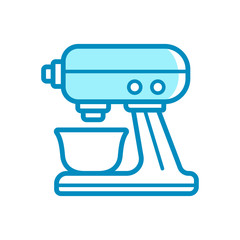hand mixer - kitchen utensils icon vector design template