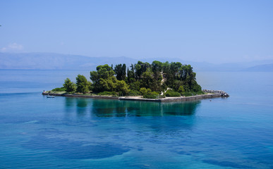 Small island near Corfu, Greece