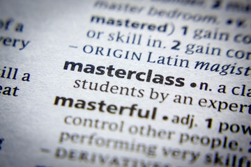 Word or phrase Masterclass in a dictionary. - 308693719