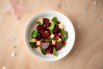 Beetroot Salad with feta cheese