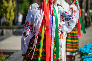 Ukrainian national clothing - embroideries