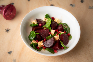 Beetroot Salad with feta cheese
