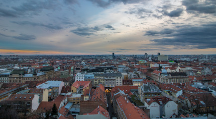 Fototapeta premium Zagreb city center, Croatia