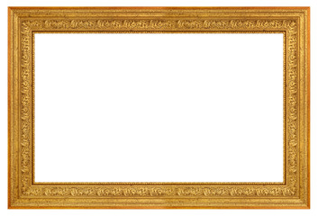 Vintage golden frame