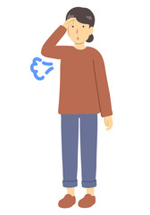 ホッとする女性