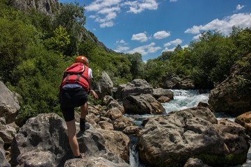 Rafting on Cetina river