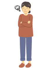 悩む女性