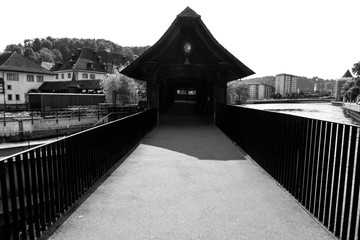 Spreuer Bridge in Lucerne, Switzerland.