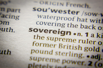 Word or phrase Souvereign in a dictionary.