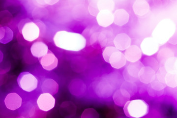 キラキラでカラフルなボケ　背景　シルバー、ピンク、紫、青