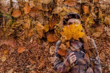 Autumn in the city park