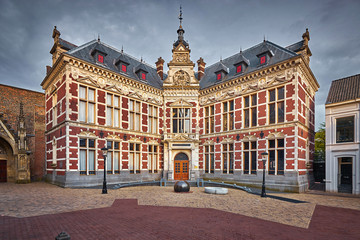 Fototapeta na wymiar One of the buildings of the Utrecht University